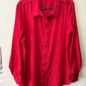 NWOT Calvin Klein Button Front Blouse